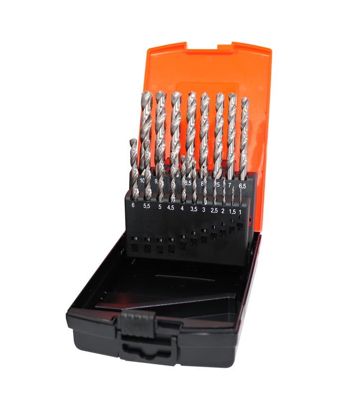 Cutting Tools - Hss DRill Bits High Speed Steel Metric - 19Pc Set - SP31390