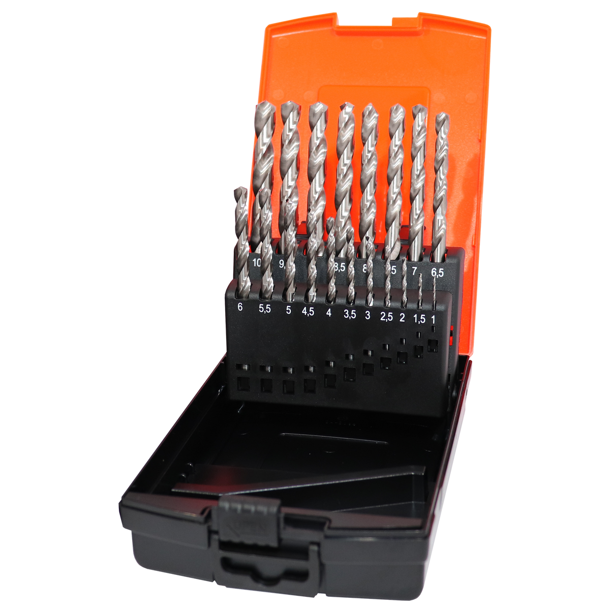Cutting Tools - Hss Drill Bits High Speed Steel Metric - 19Pc Set
