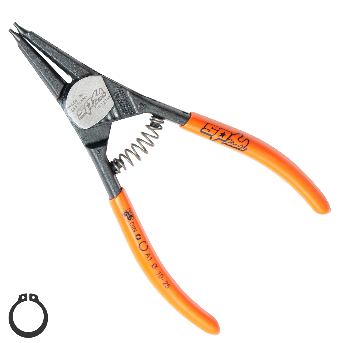 Pliers & Cutters - Hd Circlip External Straight (10-25Mm) Precision 140Mm