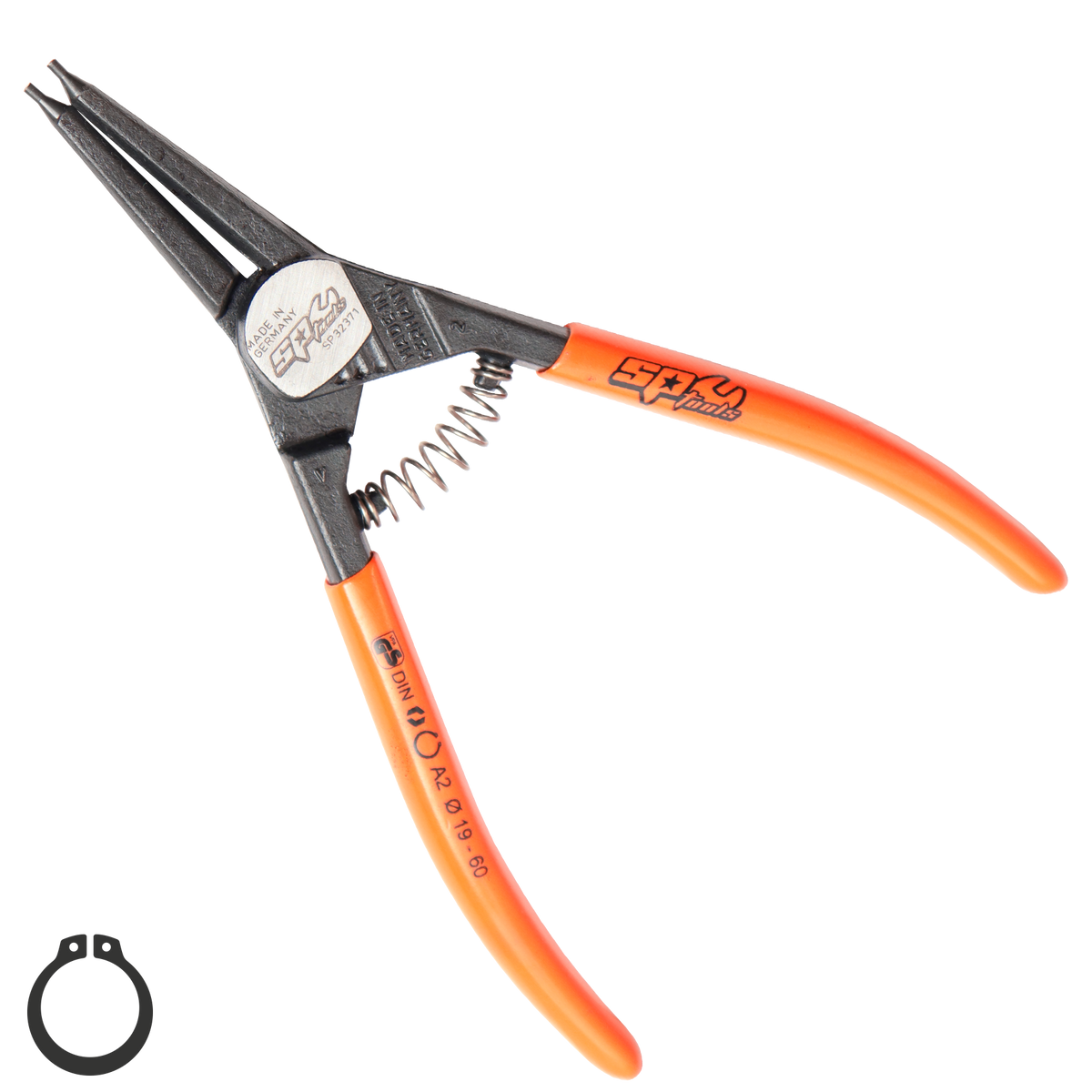 Pliers & Cutters - Hd Circlip External Straight (19-60Mm) Precision 175Mm