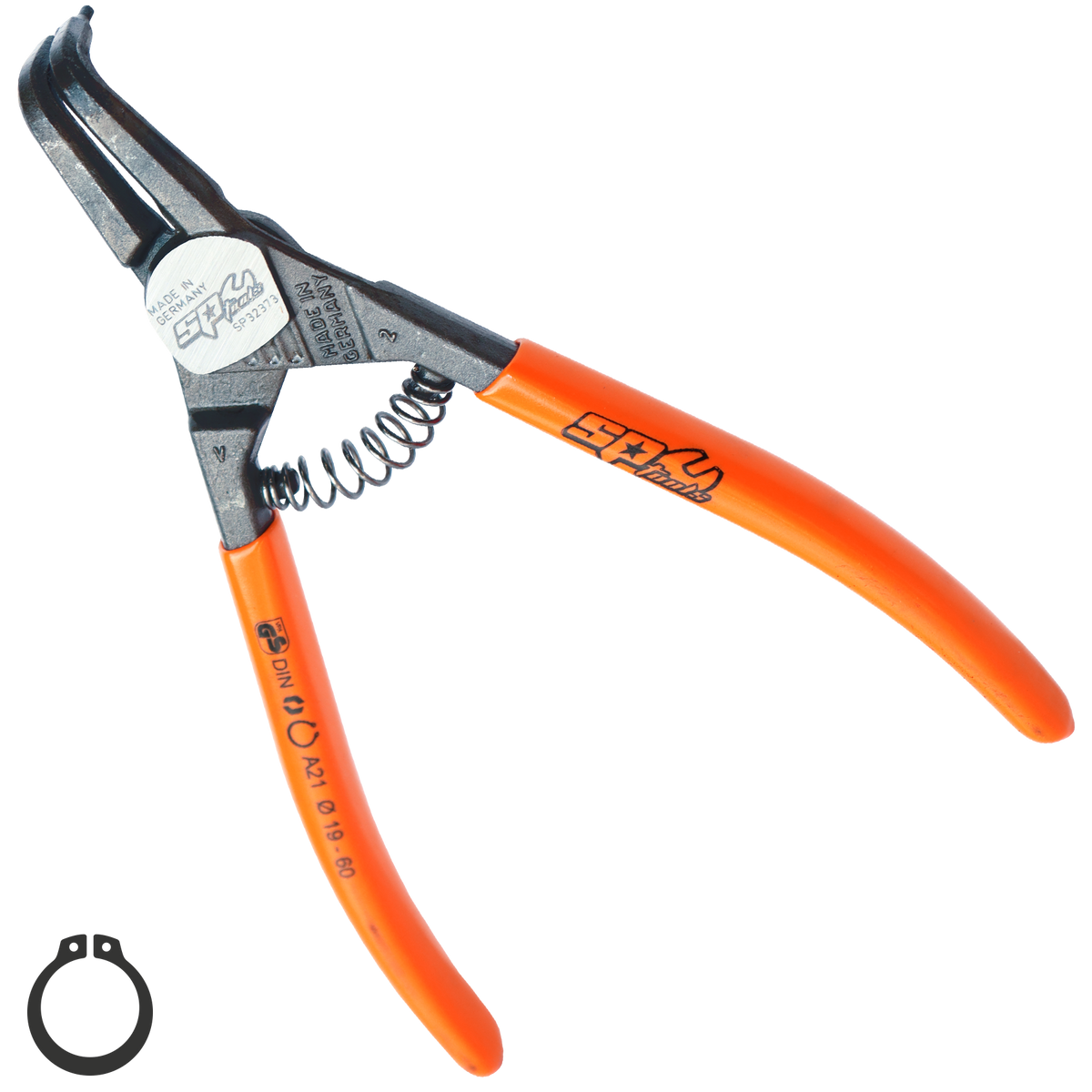 Pliers & Cutters - Hd Circlip External Bent  (19-60Mm) Precision 160Mm