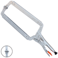 Pliers & Cutters - Locking C-Clamp Swivel Pads - 450Mm (18")