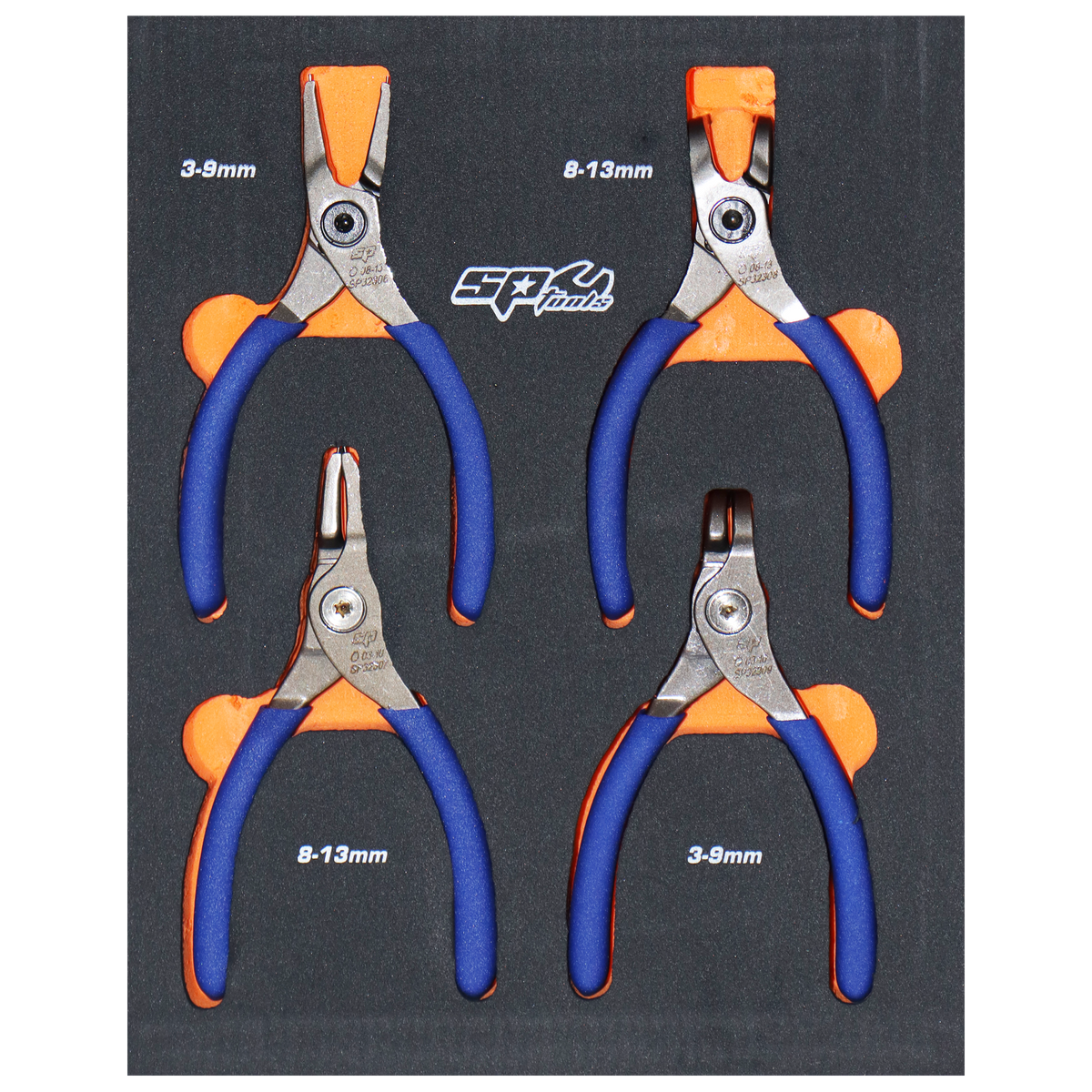 Pliers & Cutters - Circlip 4Pc Set - 0.9Mm Tips