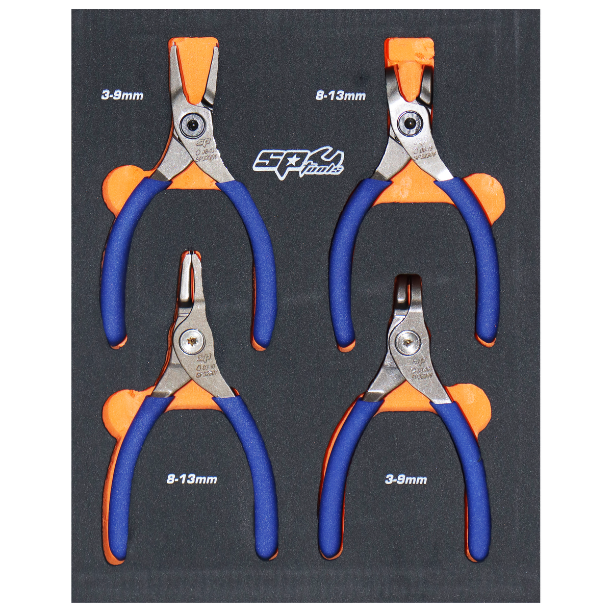 Pliers & Cutters - Circlip 4Pc Set - 1.3Mm Tips