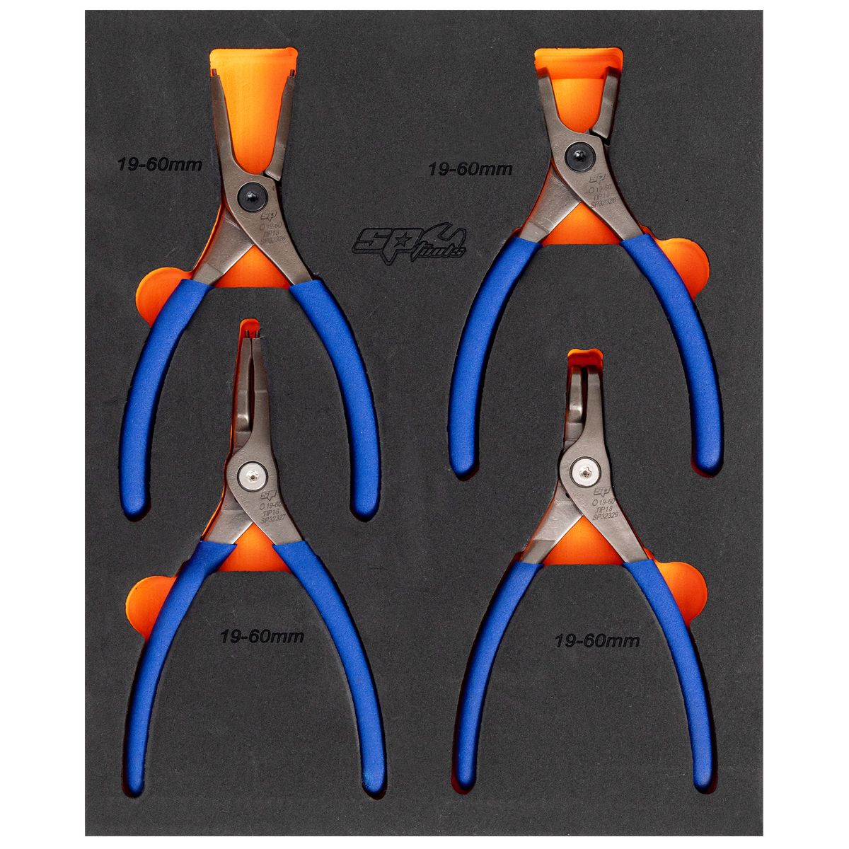 Pliers & Cutters - Circlip 4Pc Set - 1.8Mm Tips