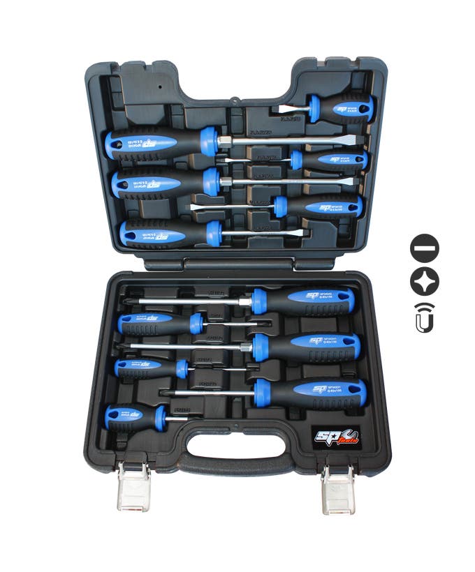 Screwdriver Set - Slotted/Phillips Premium - 12Pc Set - SP34012