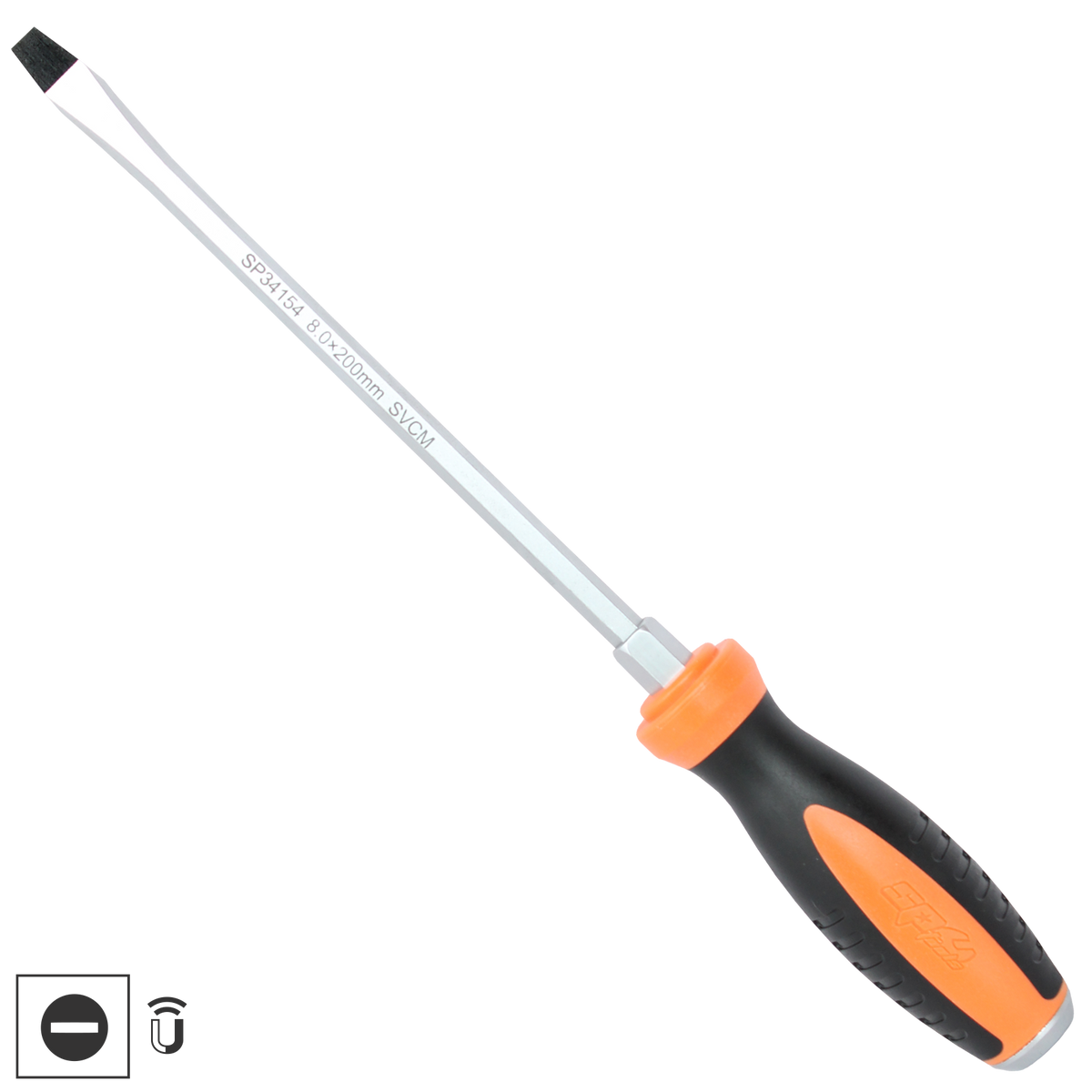 Screwdriver - Slotted Go-Thru Hex Bolster 6.5X100Mm