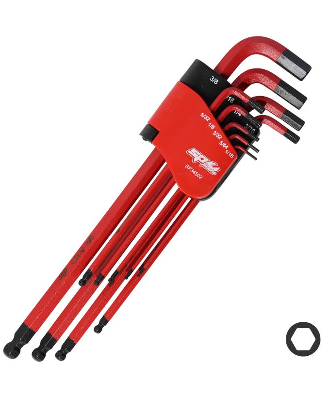 Key Set - SAE Hex Ball DRive 9Pc - SP34502