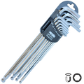 Key Set - Metric Hex Magnetic Ball Drive 13Pc
