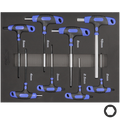 Key Set - Metric Hex T-Handle In Eva - 8Pc