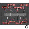 Key Set - Sae Hex T-Handle In Eva - 8Pc