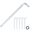 Key Set - Sae Hex Chrome Ball Drive - 5/16" (Pk5)