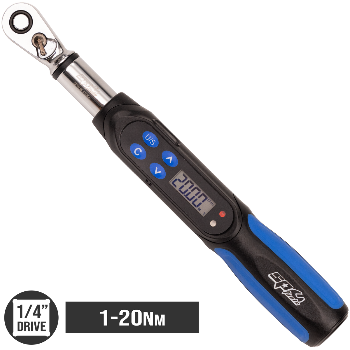 Measuring - Torque Wrench Digital 1/4"Dr 1-20Nm