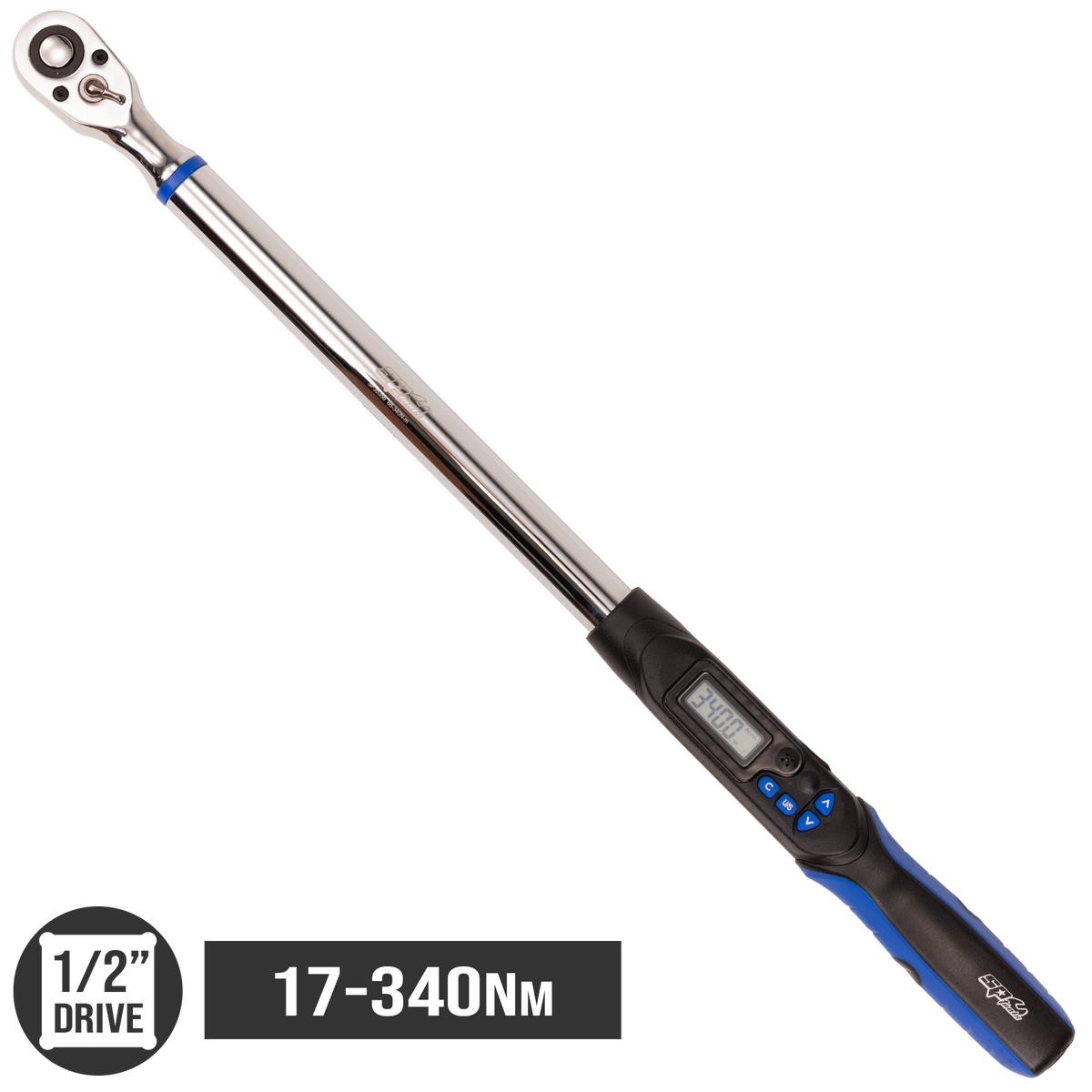 Measuring - Torque Wrench Digital 1/2"Dr 17-340Nm