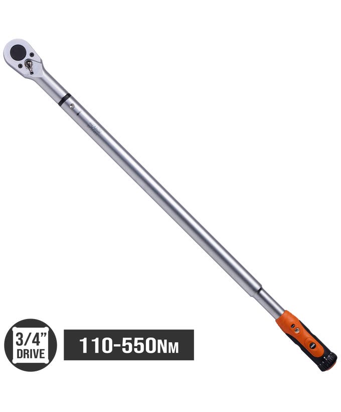 Measuring - Torque Micrometer Wrench 3/4"DR 918MM Long - SP35463