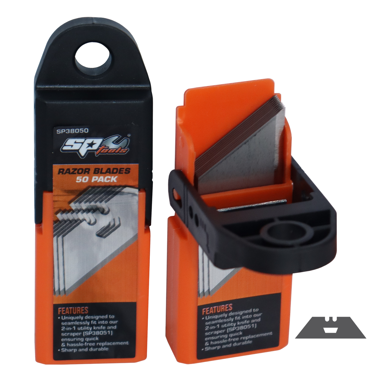 Cutting Tools - Replacment Utility Knife Blades - 50 Pack