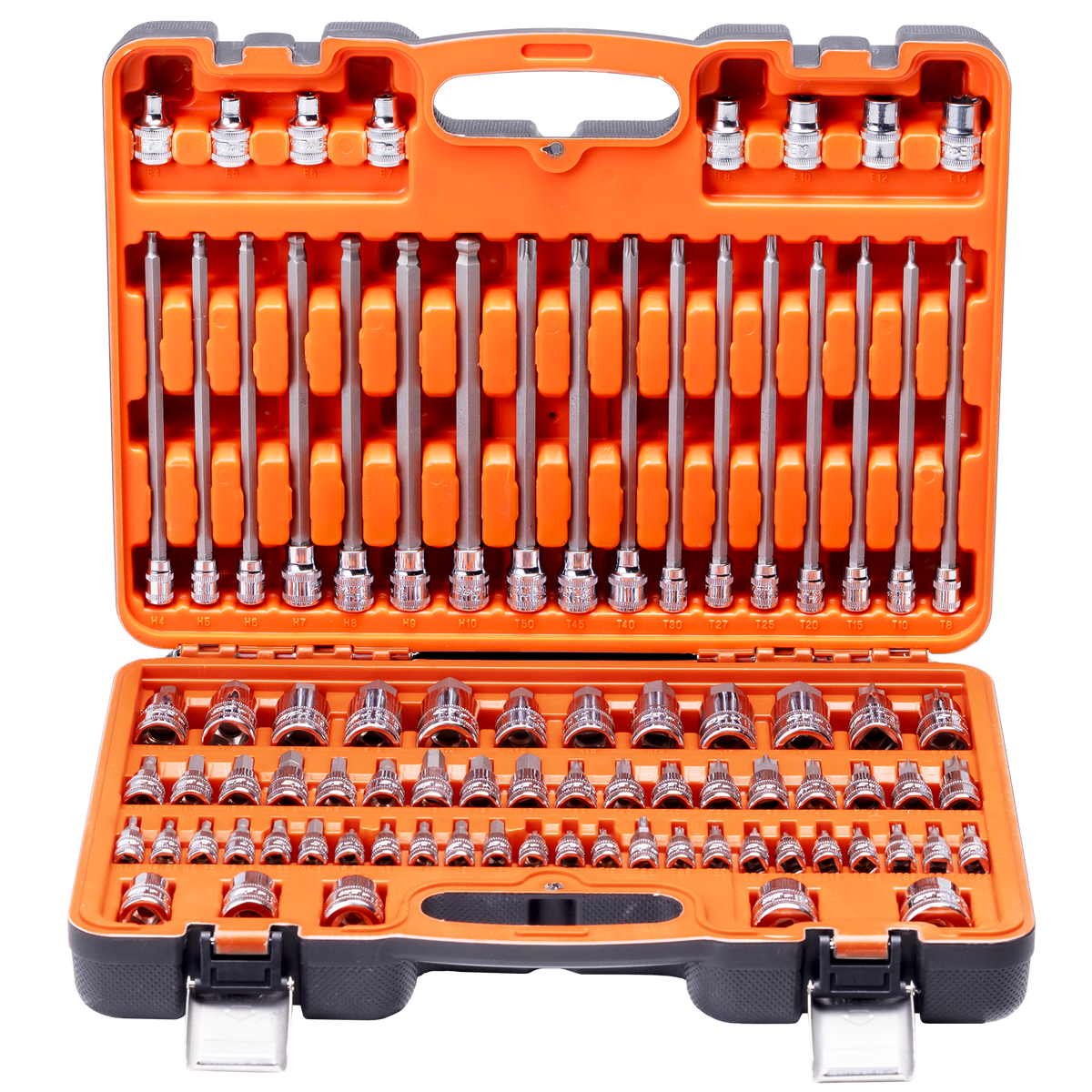 Bit Set - Technician  1/4 - 3/8- 1/2"Dr Metric/Sae  Hex &Torx 84 Piece