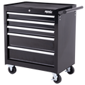 Roller Cabinet - Custom Series 5 Drawer Black