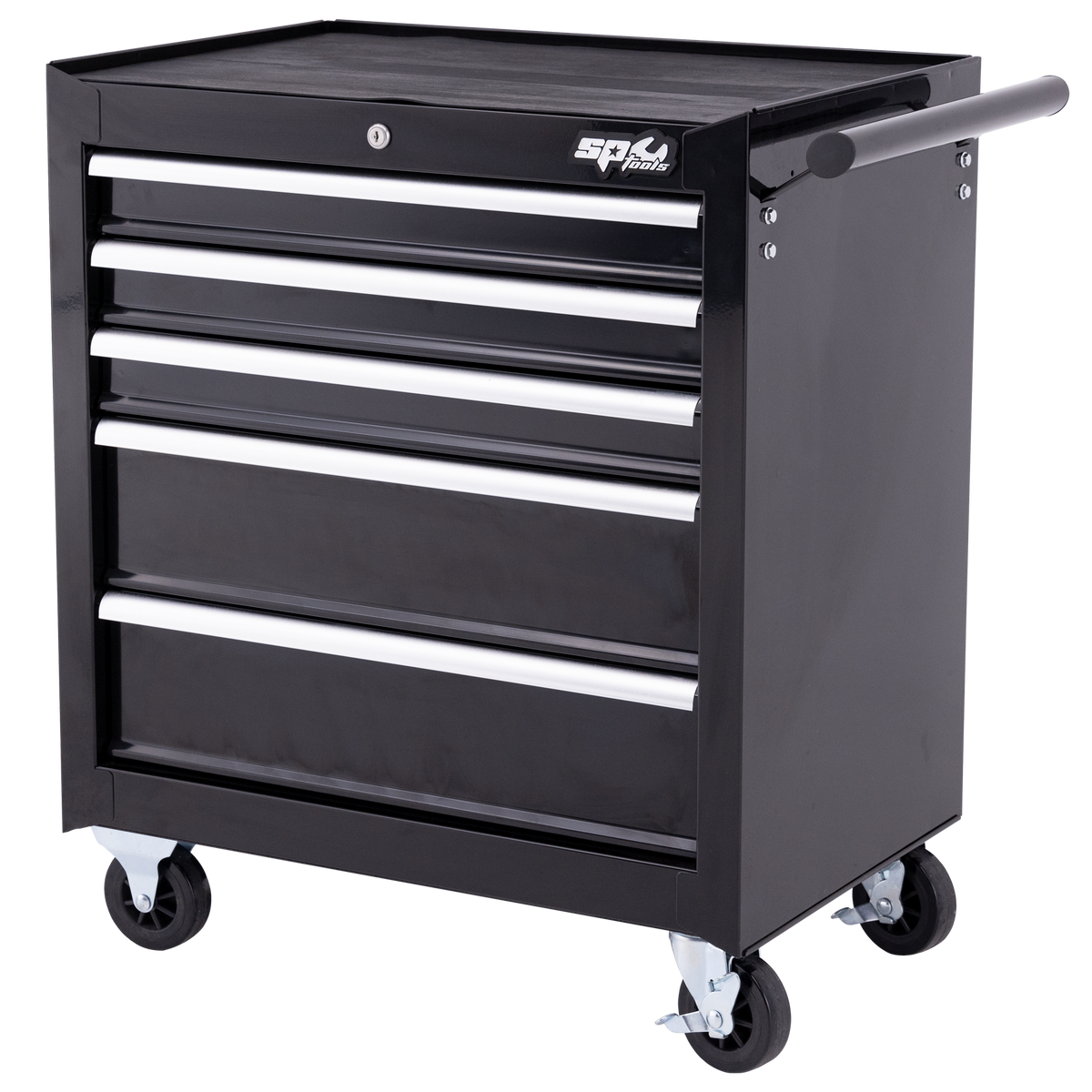 Roller Cabinet - Custom Series 5 Drawer Black