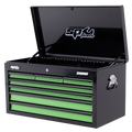 Tool Box - Sumo Series 7 Drawer Black/Green