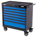 Roller Cabinet - Sumo Series 7 Drawer Black/Blue