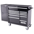 Roller Cabinet - Custom Series With Side Cabinet 11 Drawer Black
