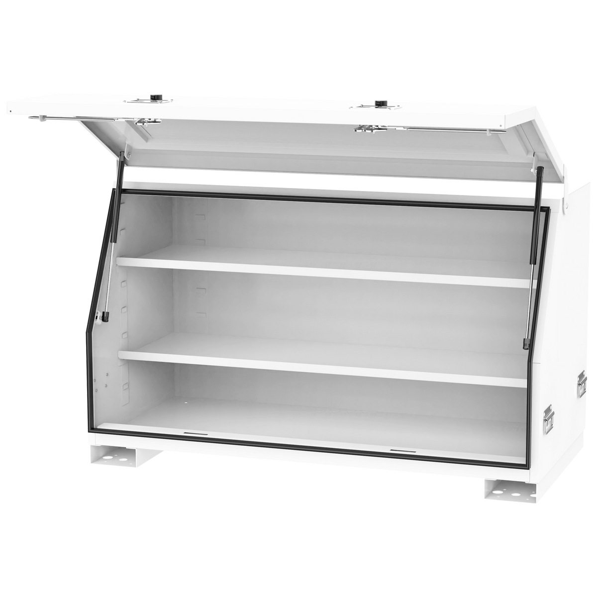 Tool Box - Truck Box 1350Mm (53") 2 Shelves White
