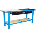 Workkbench - 1000Kg Load Capacity 3 Drawer Blue