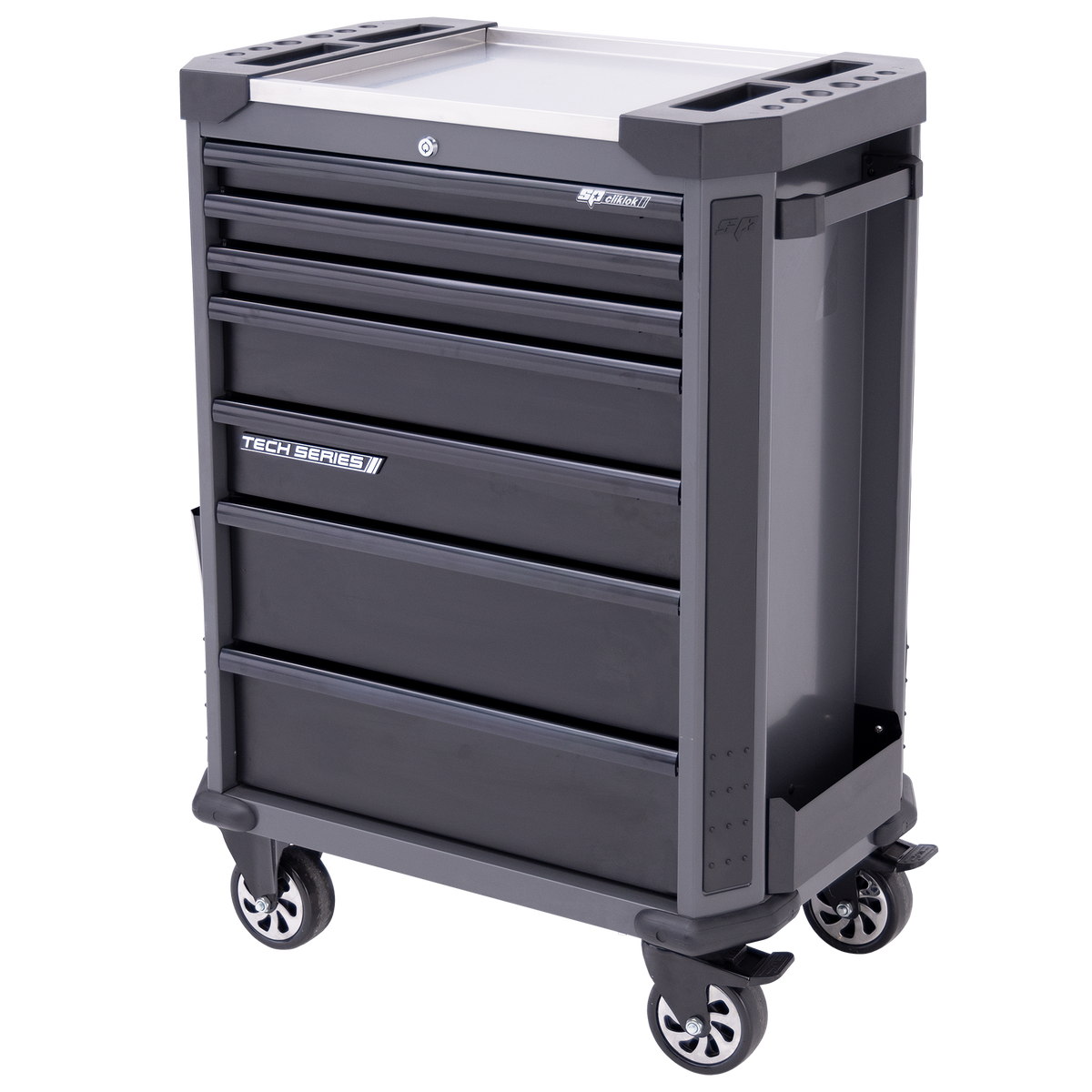 Roller Cabinet - Tech Series 7 Drawer Diamond Black