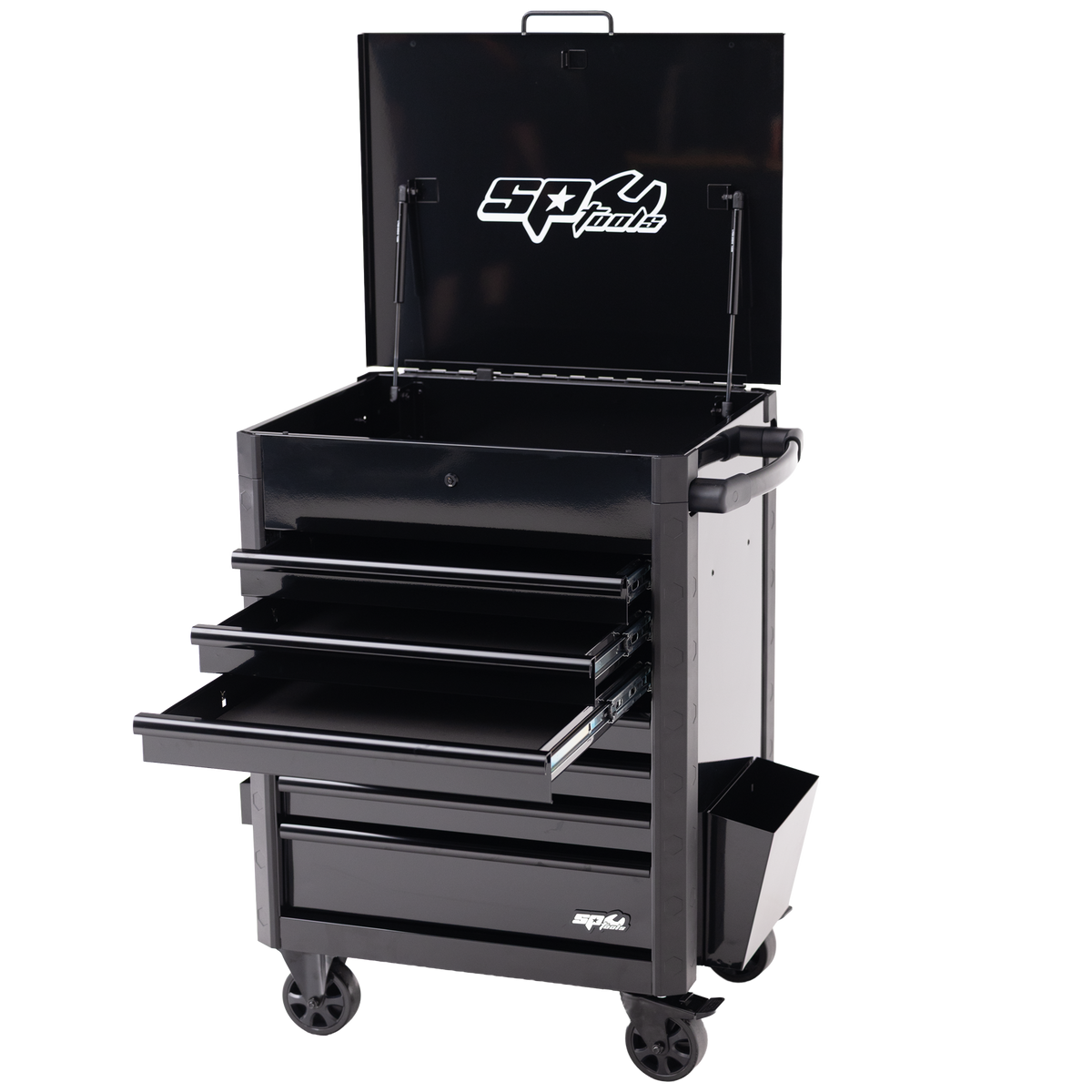 Tool Box - Service Cart 7 Drawer Black/Black