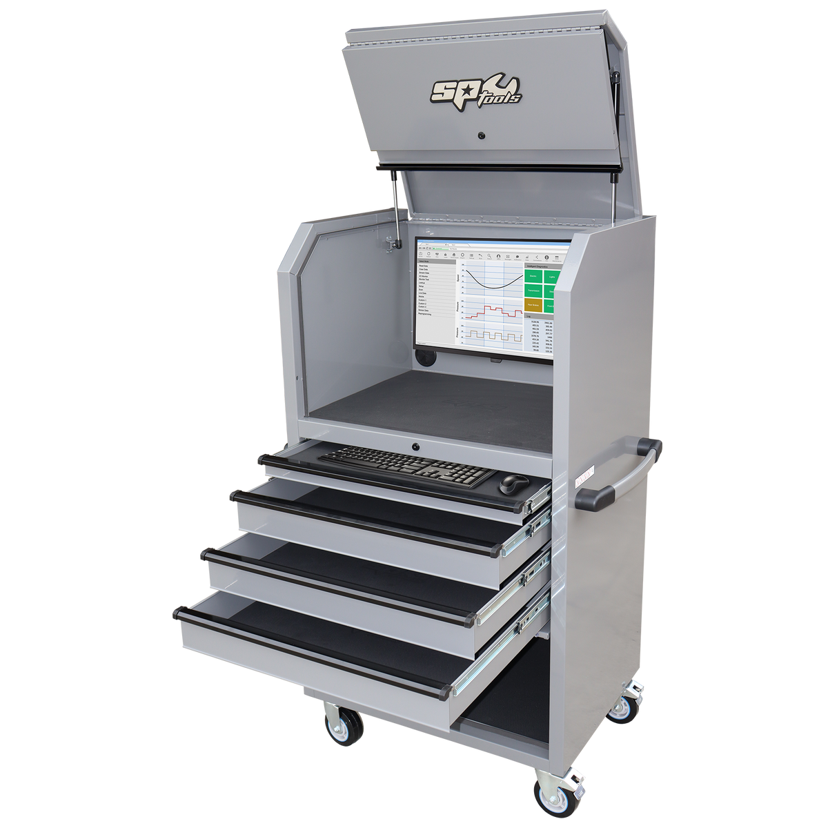 Diagnostic Station - Usa Series 36" Grey/Black