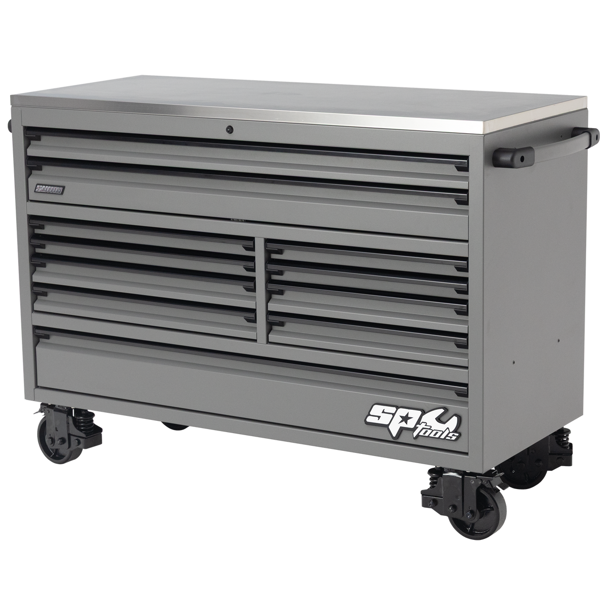 Roller Cabinet - Usa Series 59" 11 Drawer Matte Grey
