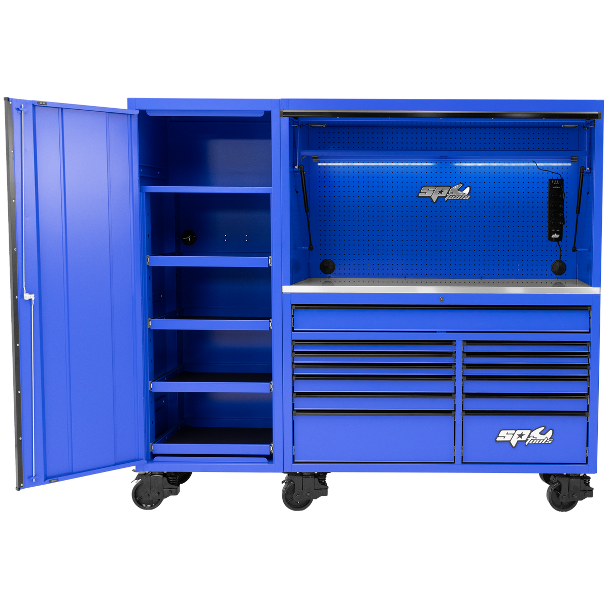 Workstation - Usa Series 86" Blue/Black