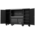 Workstation Complete - Usa Series 114" Black