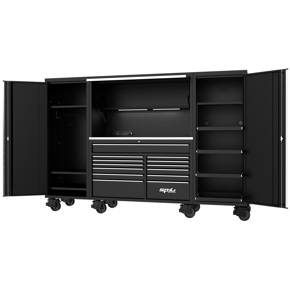 Workstation Complete - Usa Series 114" Black