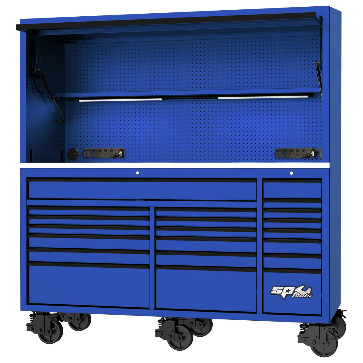 Workstation - Usa Series 79" Blue/Black