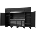 Workstation - Usa Series 113" Including Overhead Black
