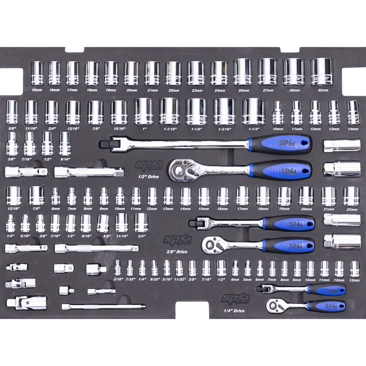Eva Toolkit - 103Pc Metric/Sae- Socket And Accessories