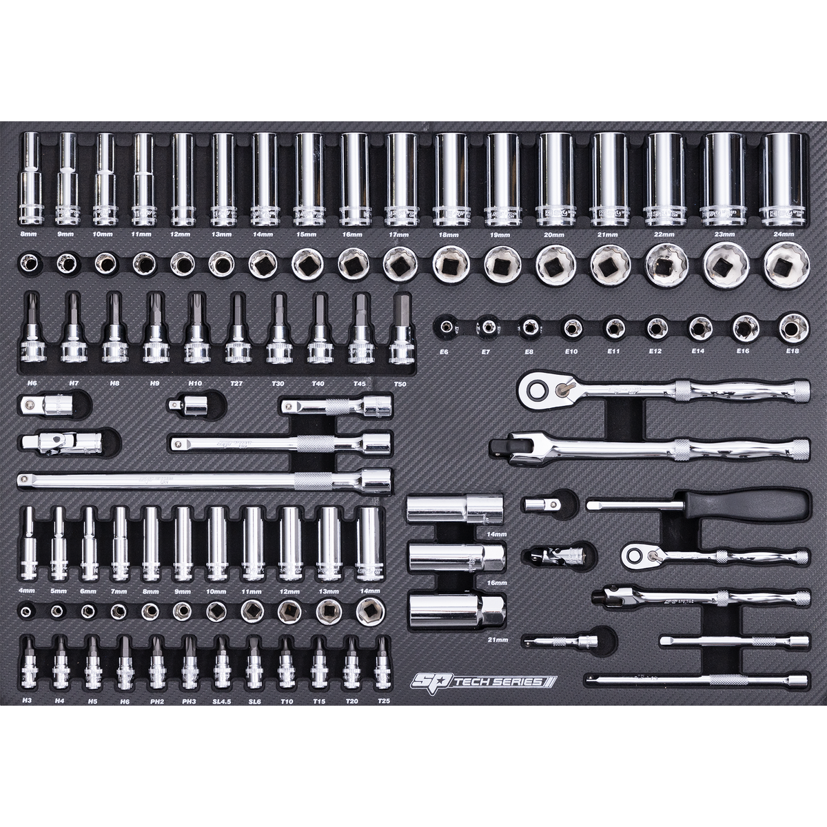 Eva Toolkit - 106Pc Metric - Socket And Accessories