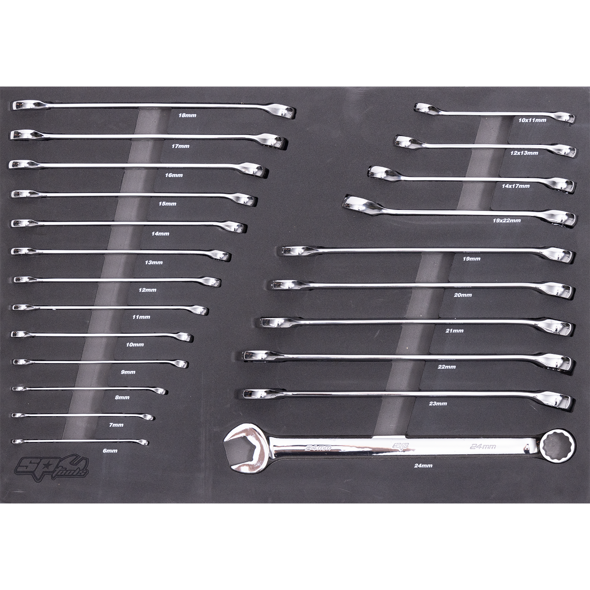 Eva Toolkit - 23Pc Metric - Roe And Flare Spanners