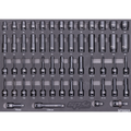 Eva Toolkit - 56Pc Sae - 1/2"Dr Impact Socket Set