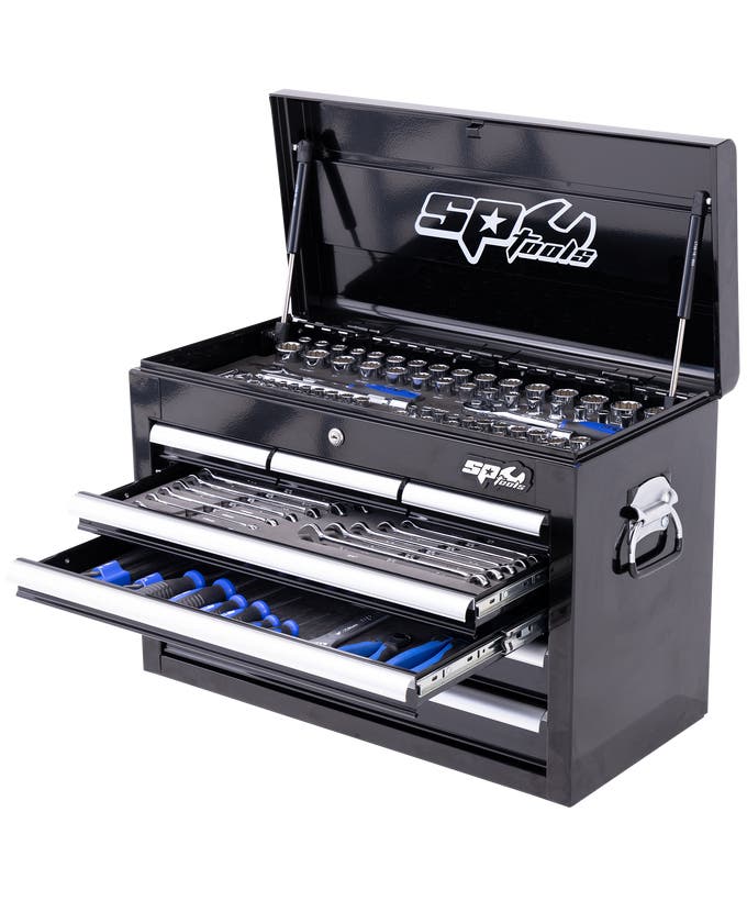 Toolkit 134Pc Metric/SAE - Custom Series 7 DRawer Black - SP50097