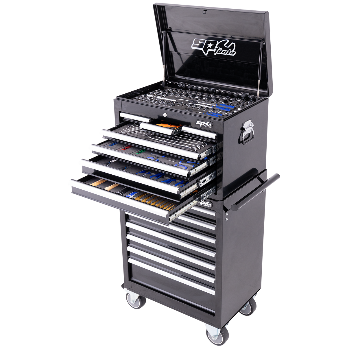 Toolkit 244Pc Metric/Sae - Custom Series 15 Drawer Black Foamed