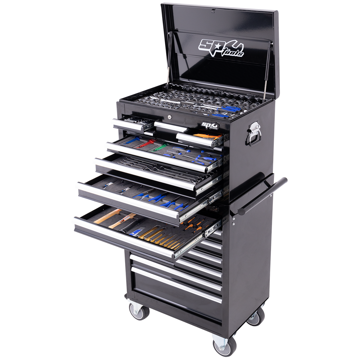 Toolkit 303Pc Metric/Sae - Custom Series 15 Drawer Black Foamed