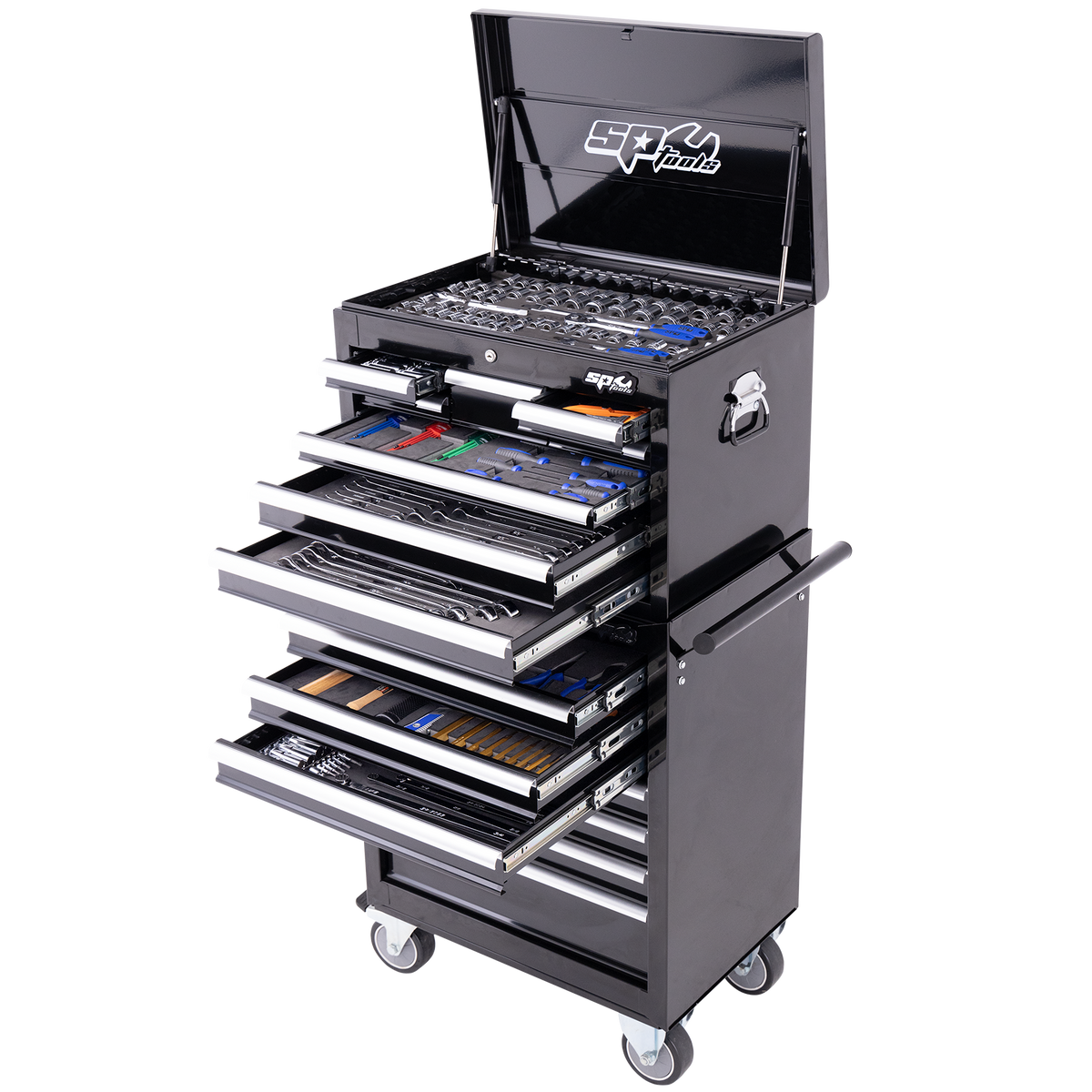 Toolkit 370Pc Metric/Sae - Custom Series 15 Drawer Black Foamed