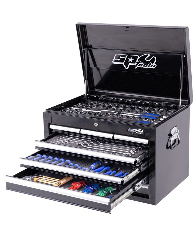 Toolkit 218Pc Metric/SAE - Custom Series 7 DRawer Black - SP50121