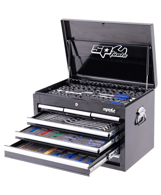 Toolkit 218Pc Metric/SAE - Custom Series 7 DRawer Black Foamed - SP50121X