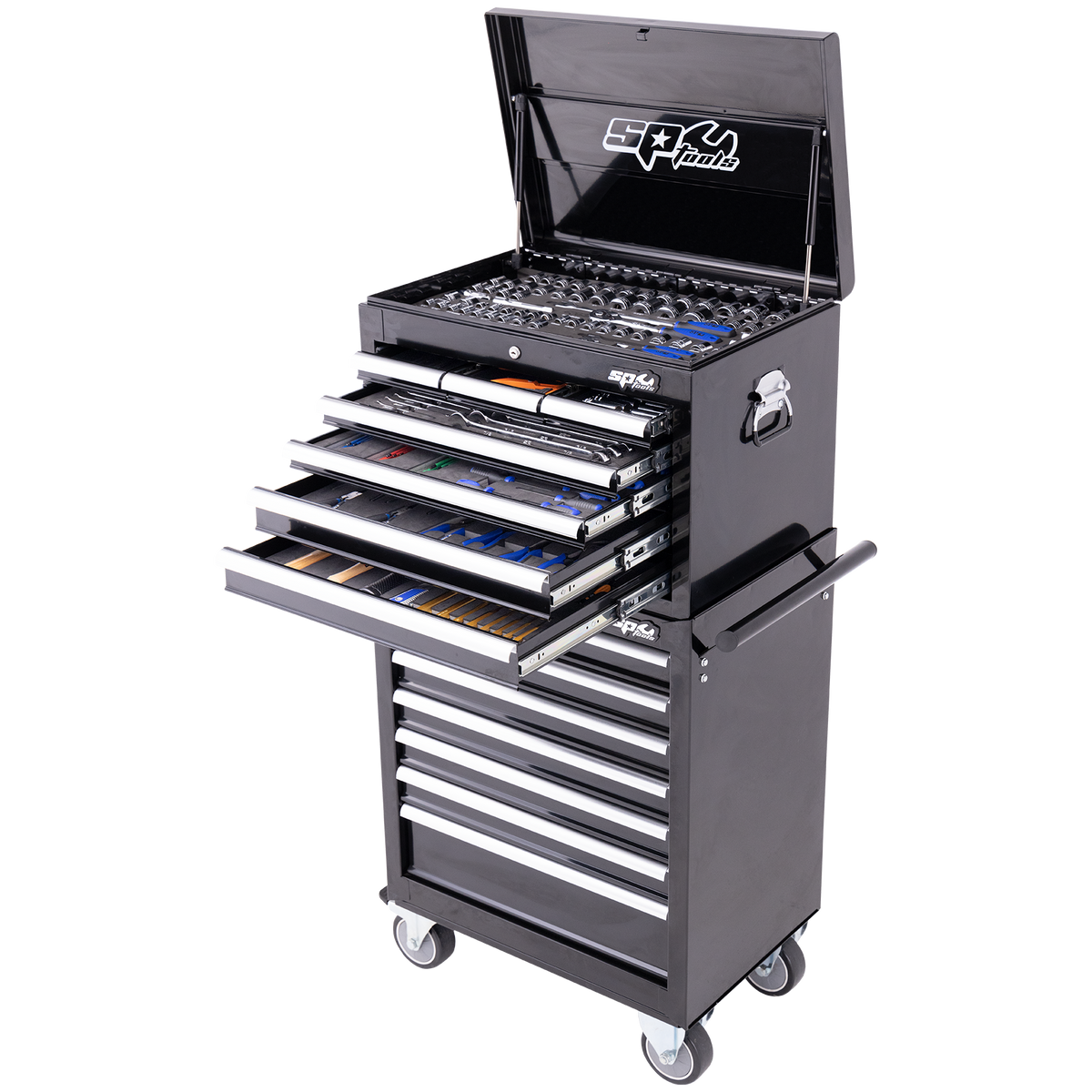 Toolkit 293Pc Metric/Sae - Custom Series 14 Drawer Black Foamed