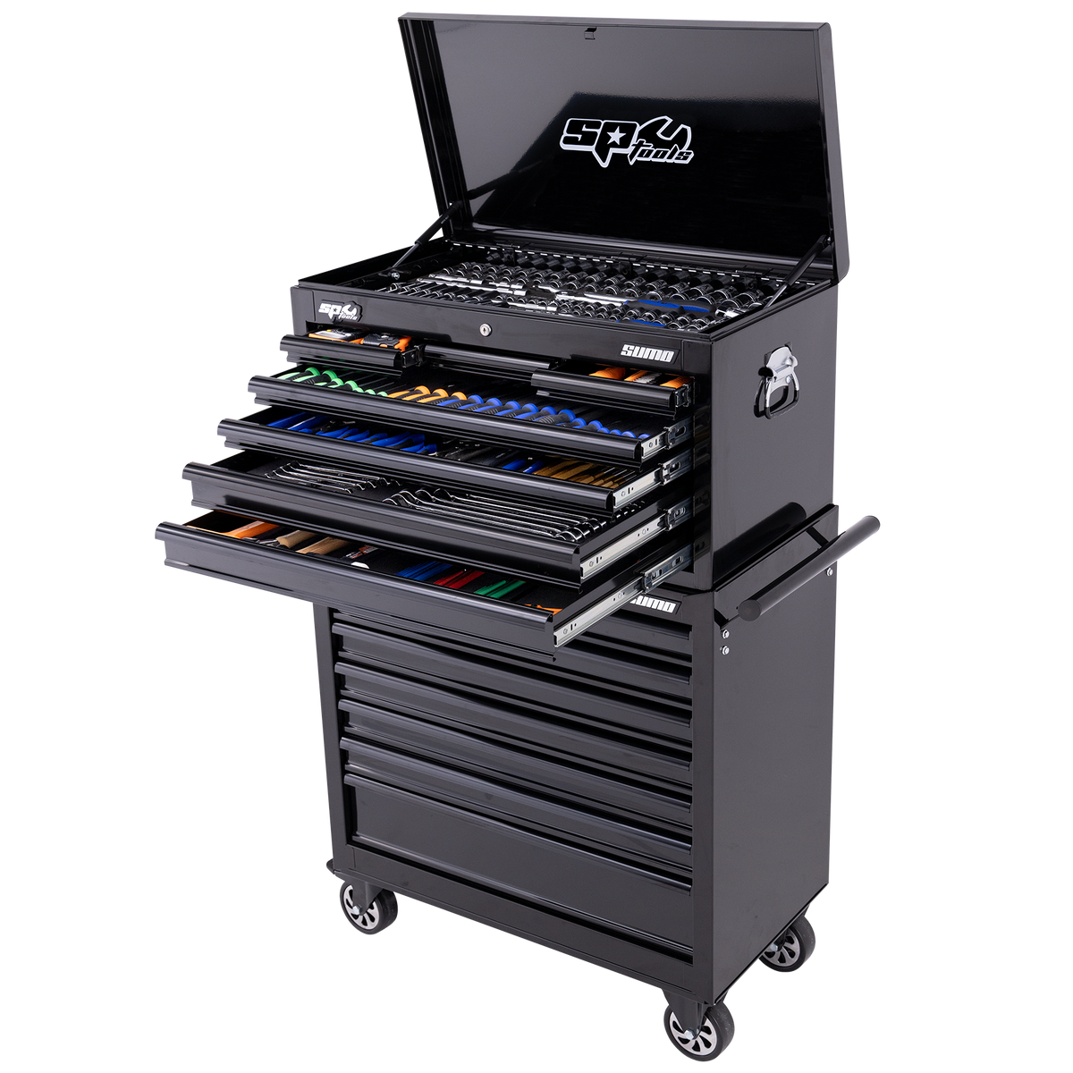 Toolkit 417Pc Metric/Sae - Sumo Series 14 Drawer Black
