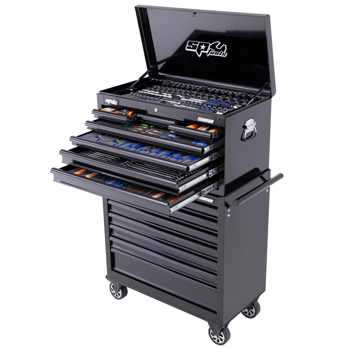 Toolkit 417Pc Metric/Sae - Sumo Series 14 Drawer Black Foamed